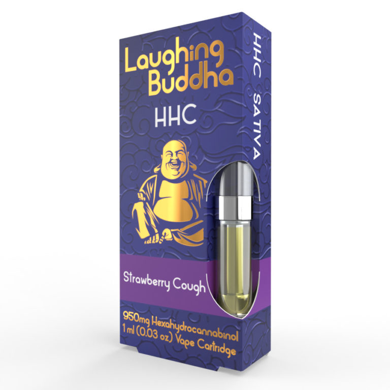 Hhc 1ml Vape Cartridge Strawberry Cough Laughing Buddha