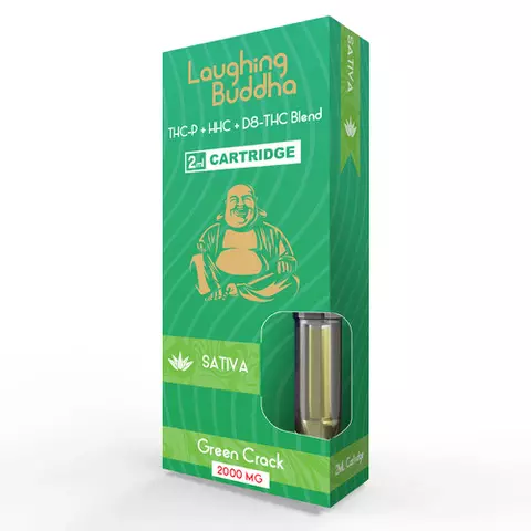 Buy Green Crack 2ml Online | Delta 8 | Laughing Buddha